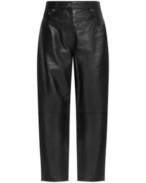 Samsøe & Samsøe Leather Pants - Black