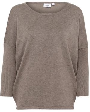 Saint Tropez Round-Neck Knitwear - Marron