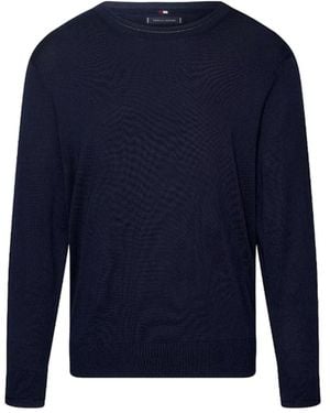 Tommy Hilfiger Round-Neck Knitwear - Blue