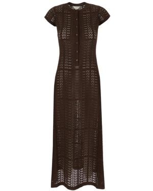 Malo Knitted Dresses - Marrón