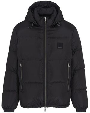 ARMANI EXCHANGE Winter Jackets - Black