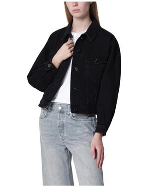 Anine Bing Denim Jackets - Black