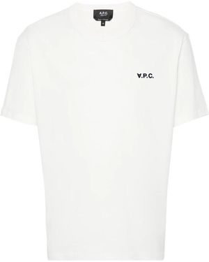A.P.C. T-Shirts - Blanco