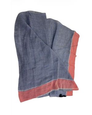 Etro Accessoires ,Grijs ,Foulard - Blauw