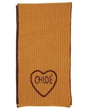 Chloé Winter Scarves - Marrone