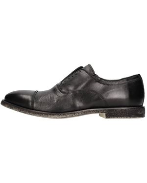 JP/DAVID Schoenen ,Zwart ,Leer Platte Schoenen - Bruin