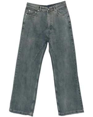Rick Owens Straight Jeans - Gris