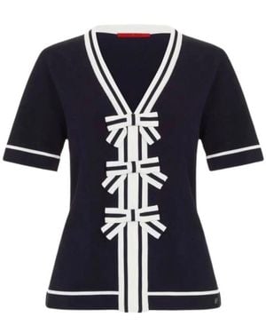 Carolina Herrera Strickware Mit V-Ausschnitt - Blau