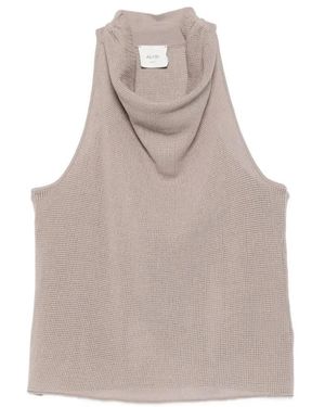 Alysi Sleeveless Tops - Gris
