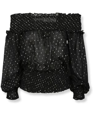 Self-Portrait Blouses - Black