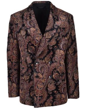 Etro Blazer in misto cotone - Marrone