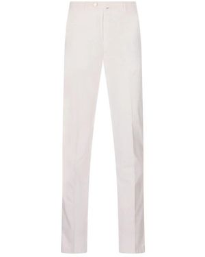 Kiton Slim-Fit Trousers - White