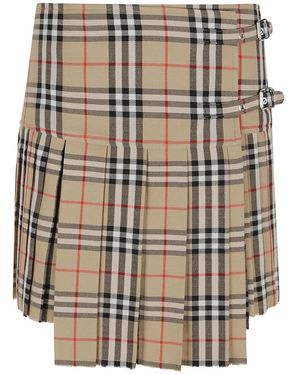 Burberry Short Skirts - Natural