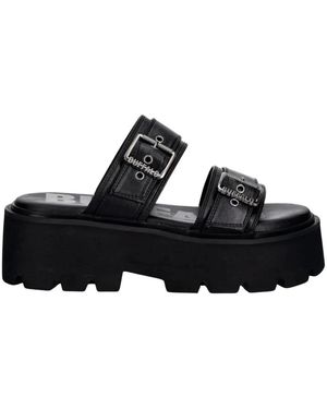 Buffalo Schoenen ,Zwart ,Slippers