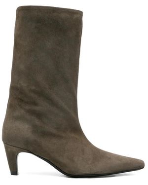 Jude Heeled Boots - Gray