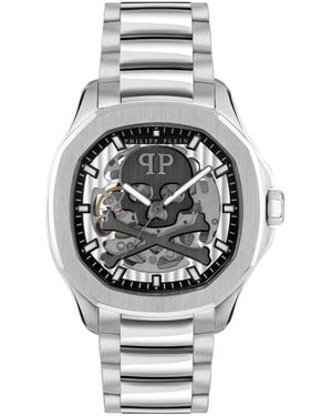 Philipp Plein Orologio uomo automatico skeleton spectre - Metallizzato