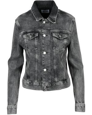 Moschino Denim Jackets - Negro