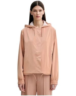 Rains Jassen ,Roze ,Polyester String W Jacket