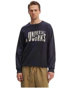 Universal Works Sweatshirts - Azul
