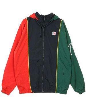 Karlkani Windbreaker Retro Block Trackjacket - Groen
