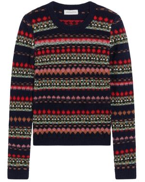 Dries Van Noten Truien & Vesten ,Blauw ,Trui - Zwart