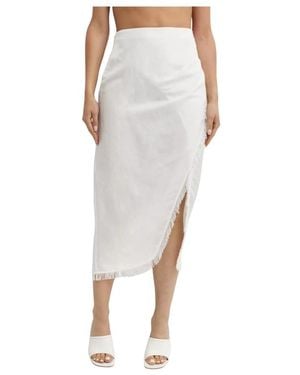 Jonathan Simkhai Midi Skirts - Grey