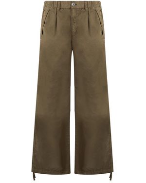Herno Wide Pants - Green