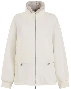 Moorer Zip-Throughs - White