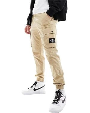 Calvin Klein Slim-Fit Trousers - Neutro