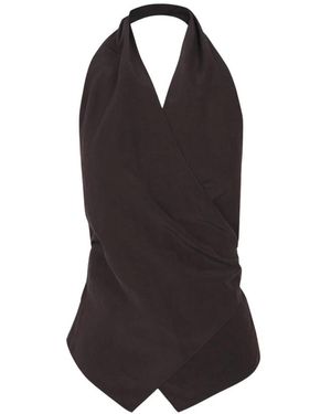 Cortana Sleeveless Tops - Negro