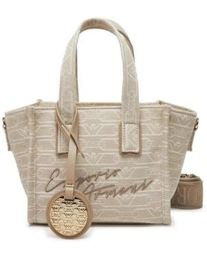 Emporio Armani Tote Bags - Metallizzato