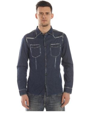 Daniele Alessandrini Denim Shirts - Blue