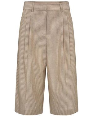 co'couture Korte Broeken ,Long Shorts - Naturel