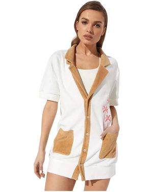 SER.O.YA Amp; Wit Kortemouw Vest