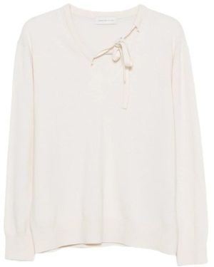 Dries Van Noten Cashmere Knitwear - Blanc