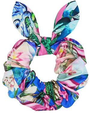 CAMILLA Scrunchie Mit Schleife – Spirit Of Santa Maria - Blau