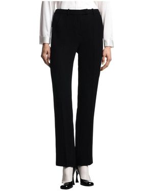 Emporio Armani Straight Trousers - Black