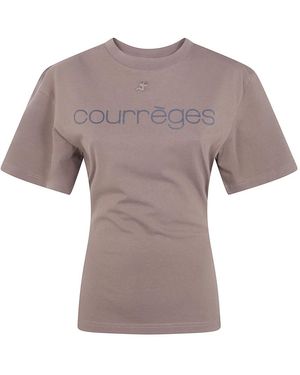 Courreges T-Shirts - Braun