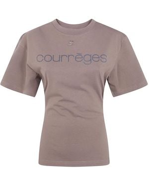 Courreges Tops ,Bruin ,T-Shirts