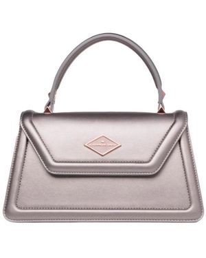Alexander Smith Elegante trapezförmige tasche mit griff - Grau