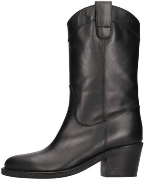 Via Roma 15 Cowboy Boots - Noir