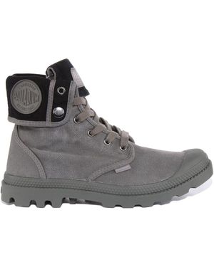 Palladium Lace-Up Boots - Grey