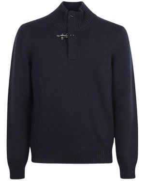 Fay Turtlenecks - Blue