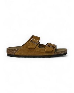 Birkenstock Sliders - Bruin