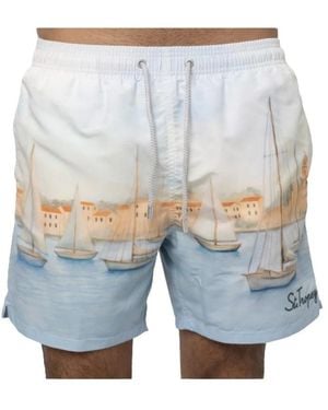 MC2 Saint Barth Badmode ,Veelkleurig ,Swimwear - Blauw