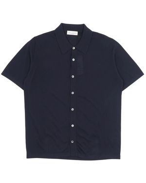 Roberto Collina Short Sleeve Shirts - Azul