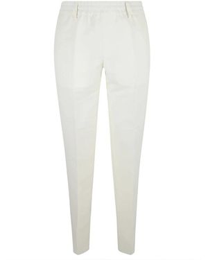 Burberry Slim-Fit Trousers - White
