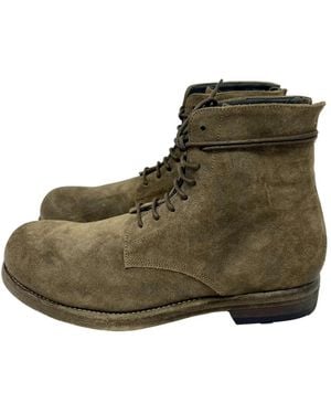Officine Creative Lace-Up Boots - Green