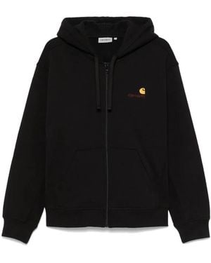 Carhartt Hooded American Script Jacket - Schwarz