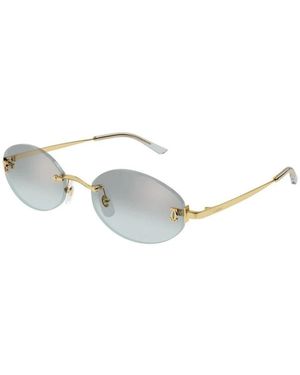Cartier Ct0592S 004 Zonnebril - Metallic